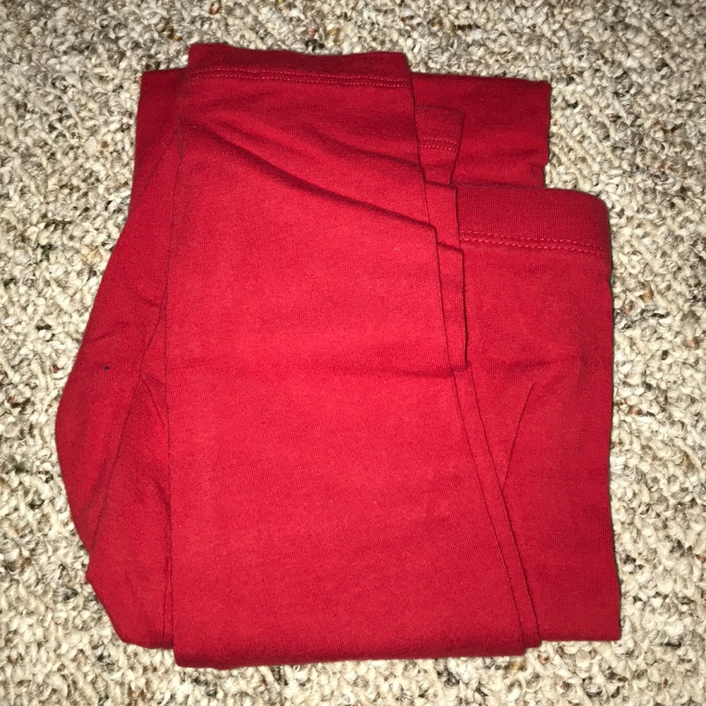 red leggings